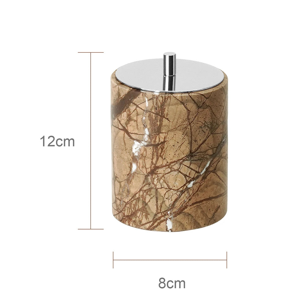 Rainforest Brown Marble Bath Set