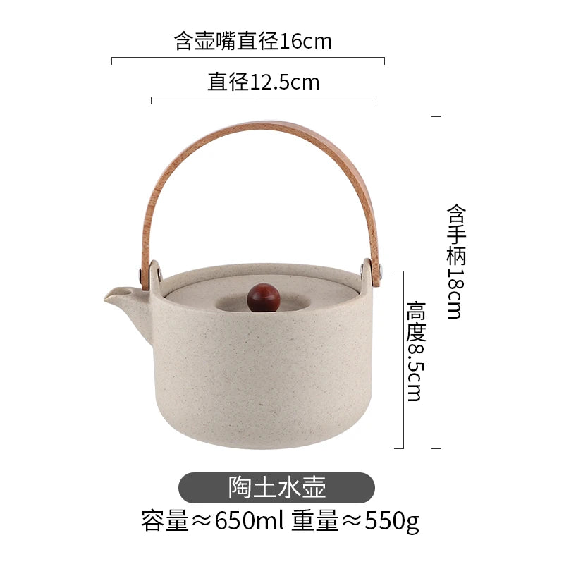 Retro Ceramic Tea Sets Cold