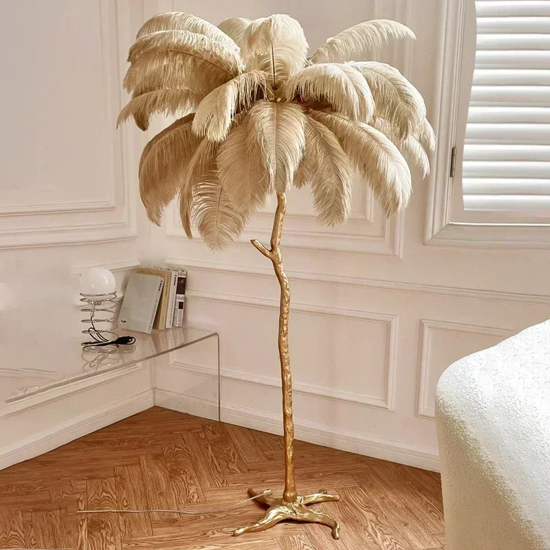 Nordic Feather Floor Lamp LED