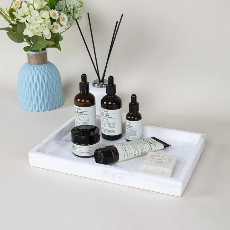 Square Marble Jewellery Tray