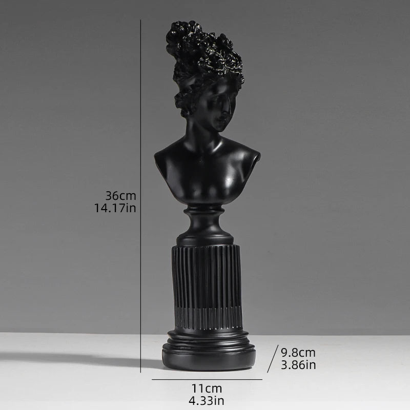 Nordic Goddess of Love Freyja Bust Statue