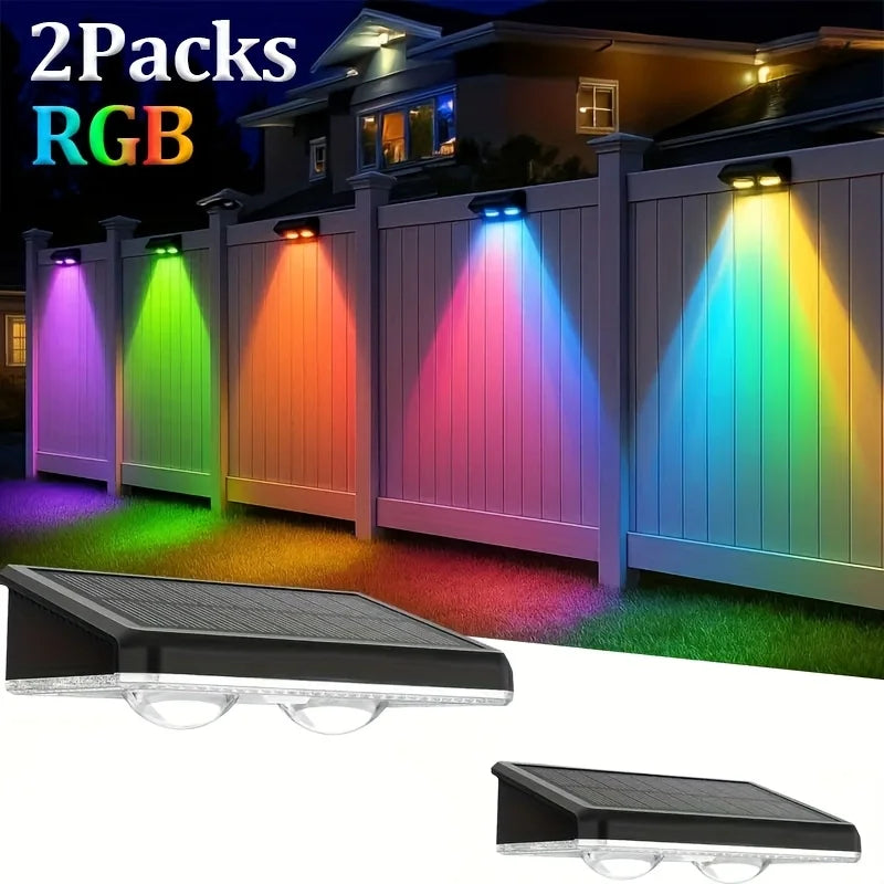 Pack Solar Fence Lights Multi