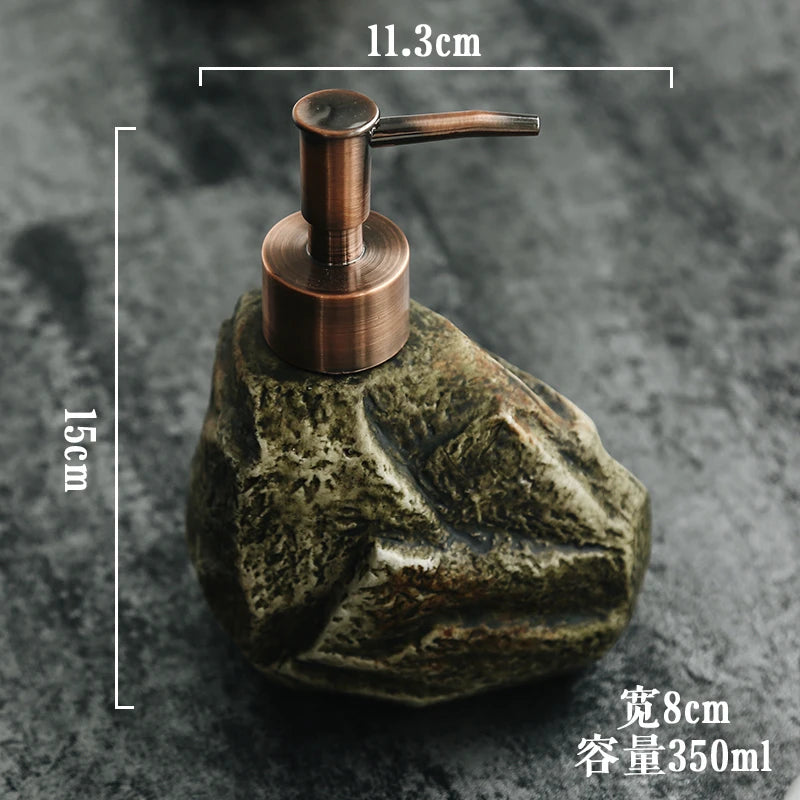Stone-Effect Lotion Bottle