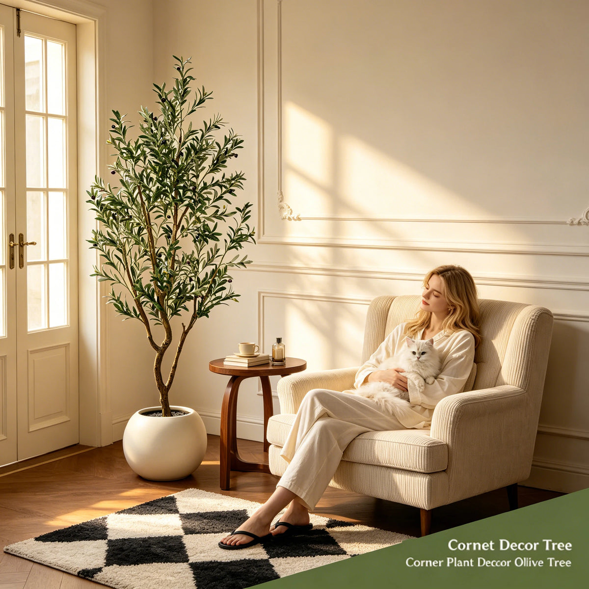 Olive Trees Artificial Indoor Tall Faux Tree