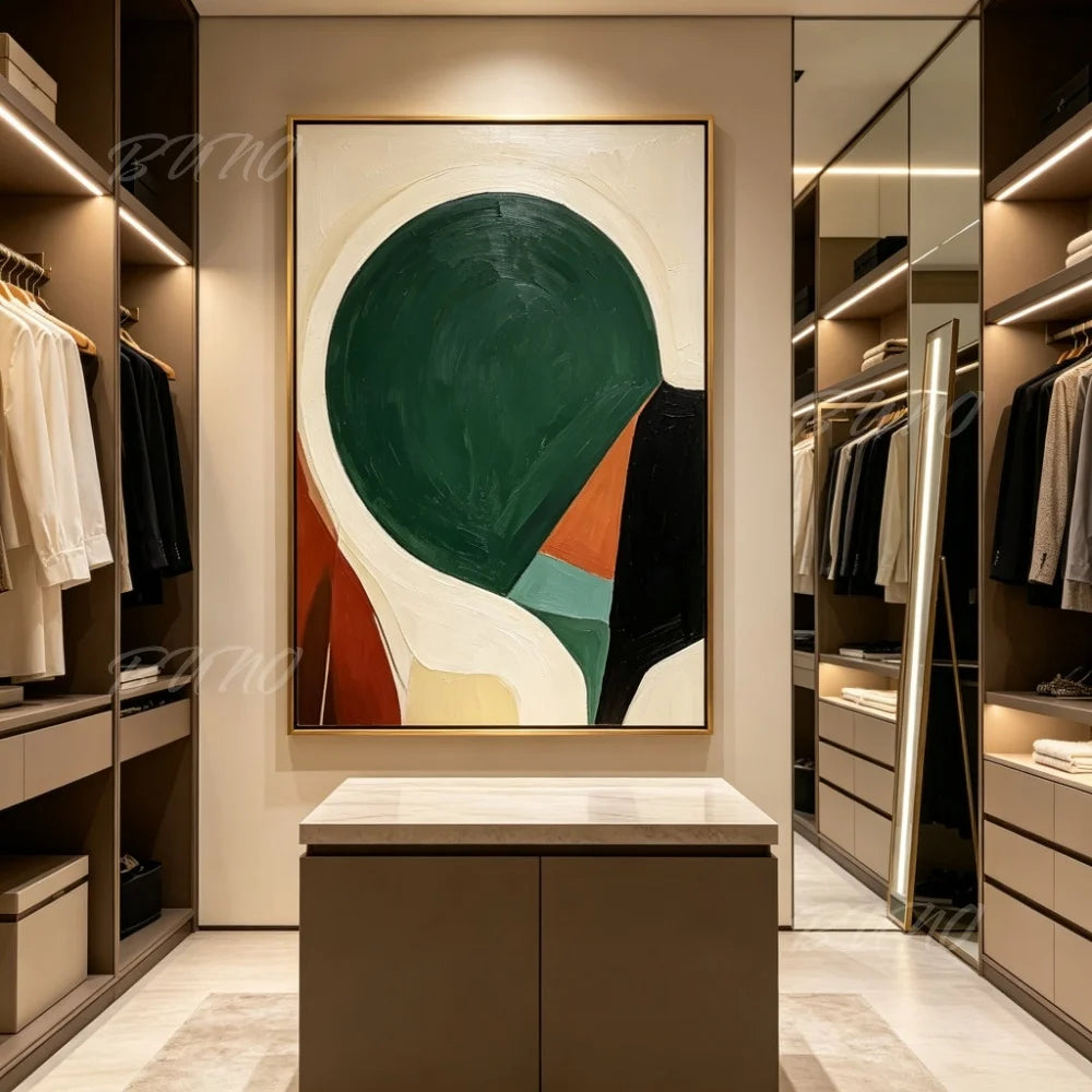 Mid-Century Modern Geometric Art
