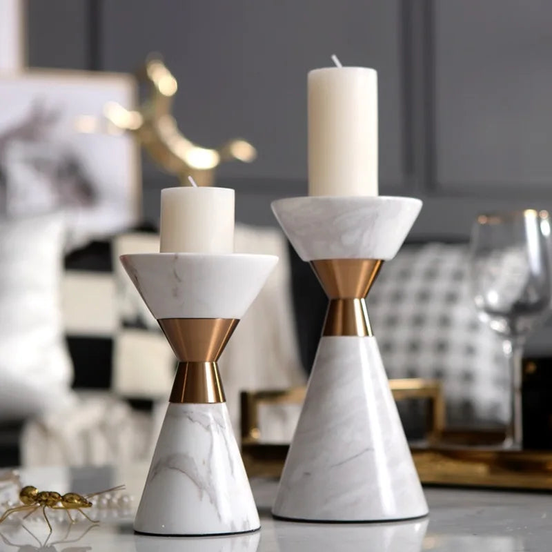 Volakos Marble Candlestick