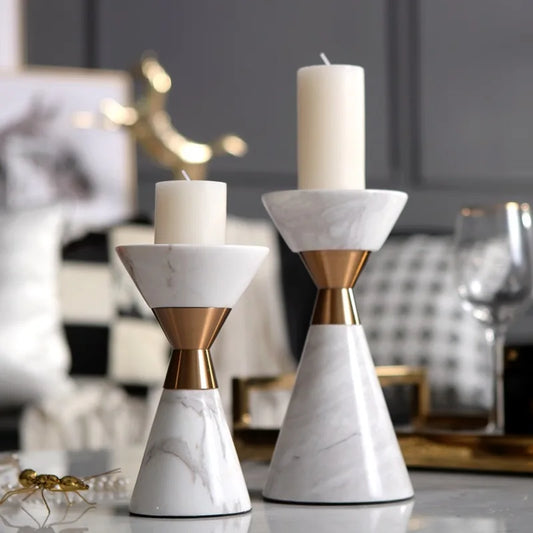 Volakos Marble Candlestick