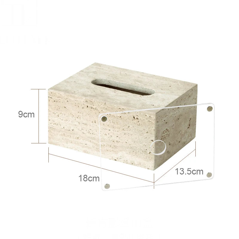 Beige Travertine Bathroom Set Natural