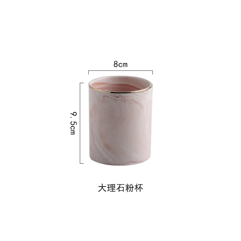 Marble Bathroom Goblet