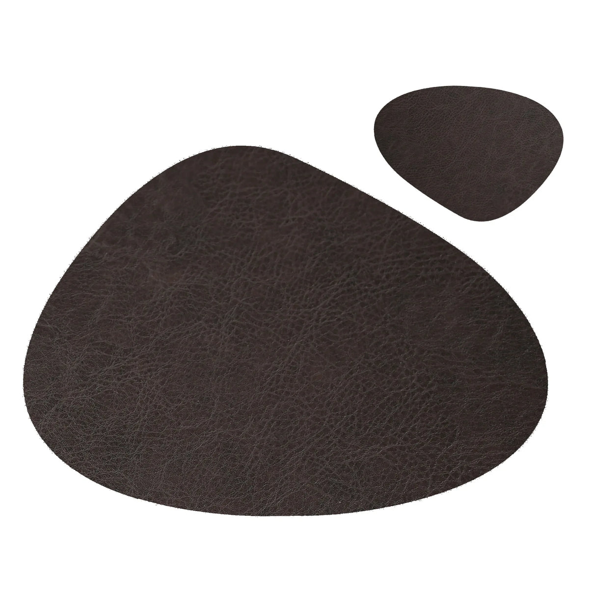 Cowhide Placemat and Coaster Set