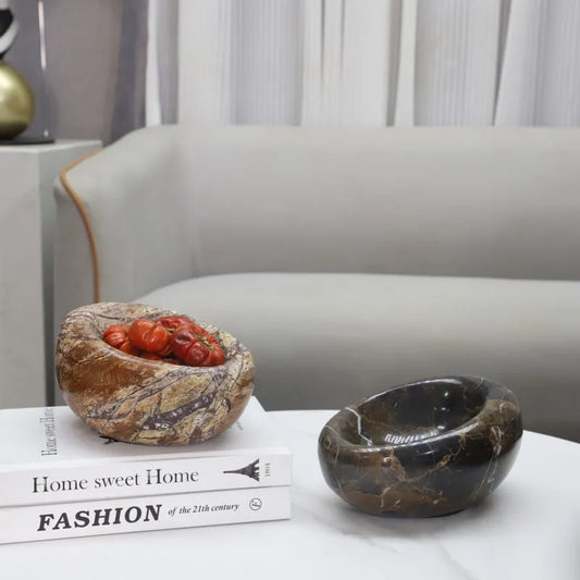 Marble Bird Nest Dish