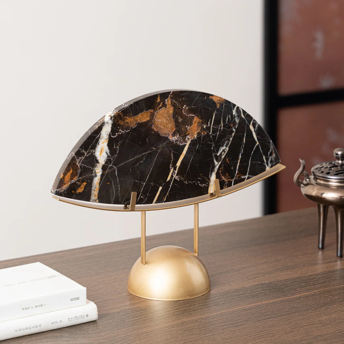 Marble Fan Ornament