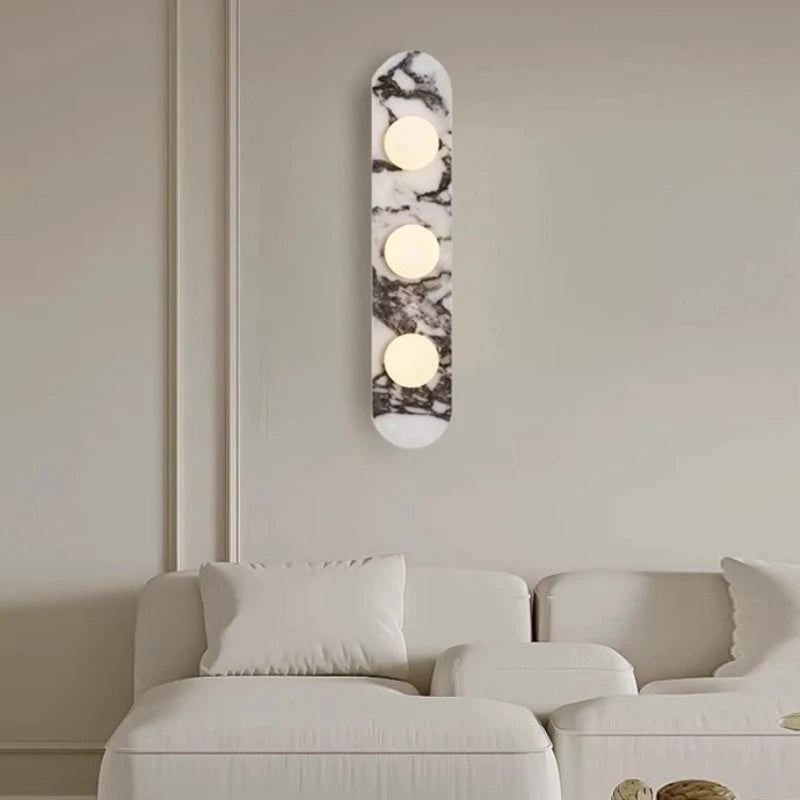Designer Natural Marble Wall Lamp