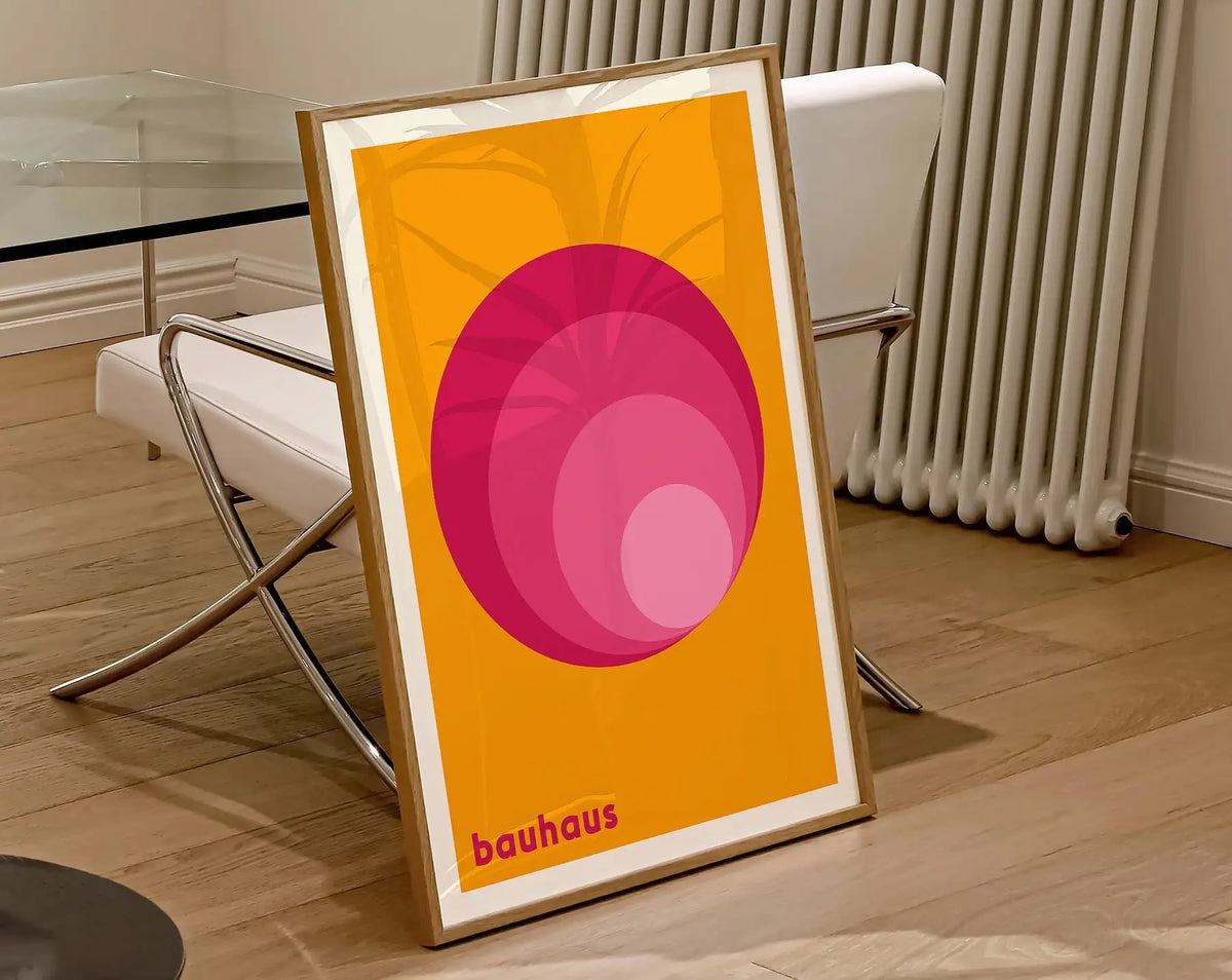 Bauhaus Geometric Poster