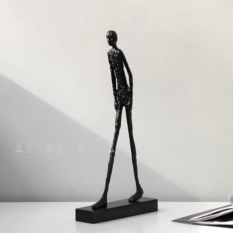 Cast Iron Figure Sculpture