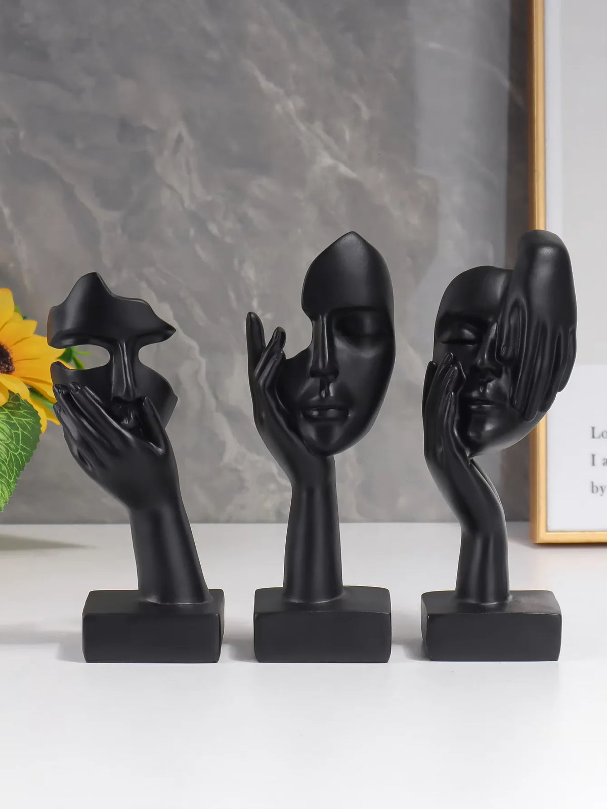 Nordic Mask Resin Figurine