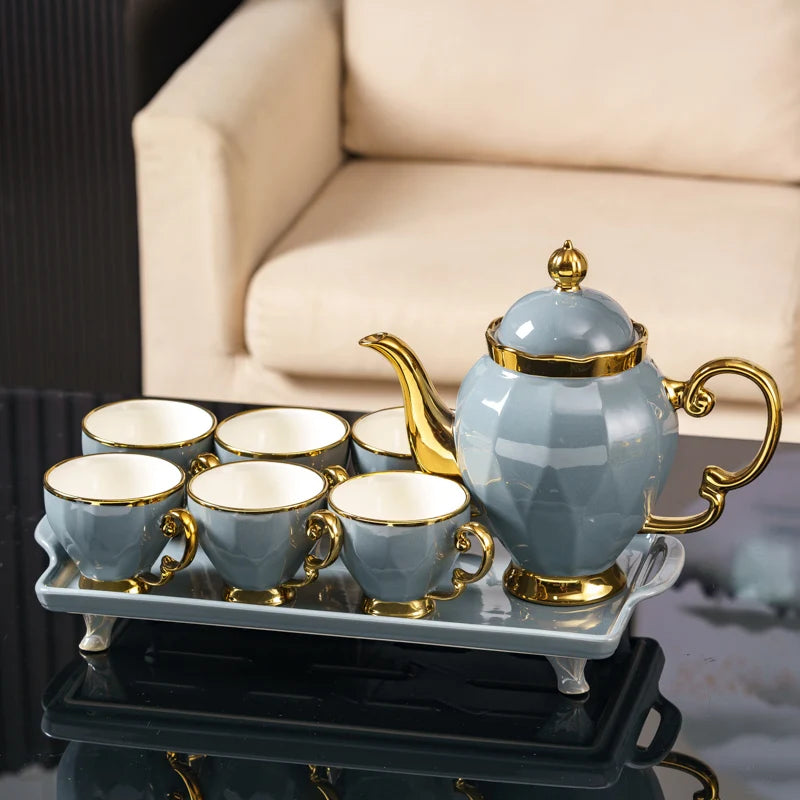 Coffee Cup and Tray Set