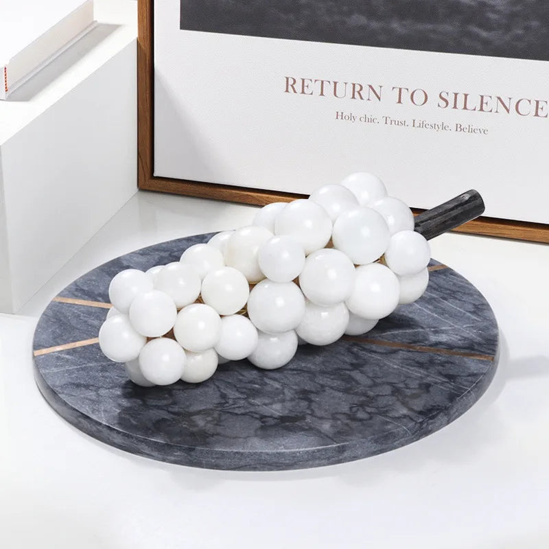 Marble Grape Ornament