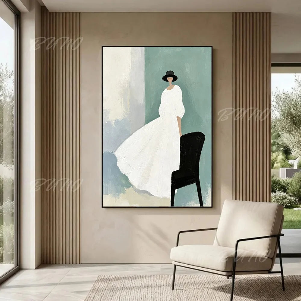 Minimalist Fashion Woman Art