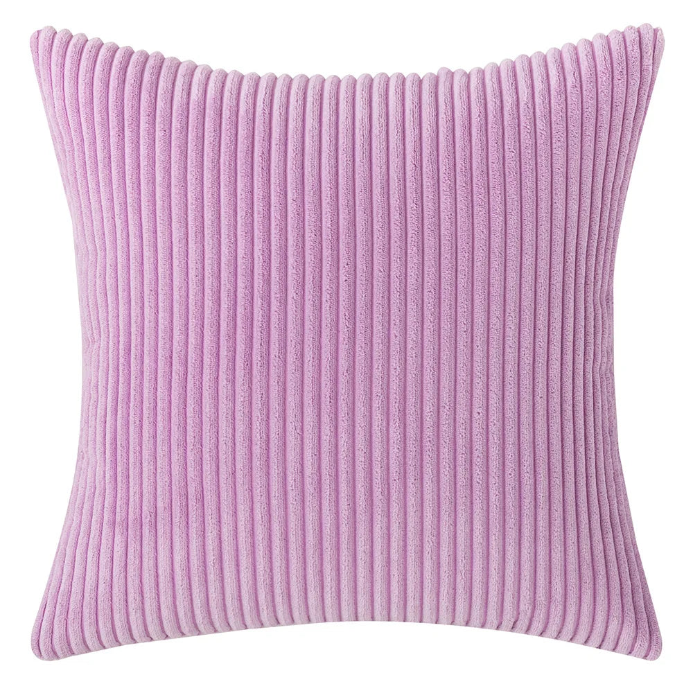 Lilac Corduroy Cushion Cover
