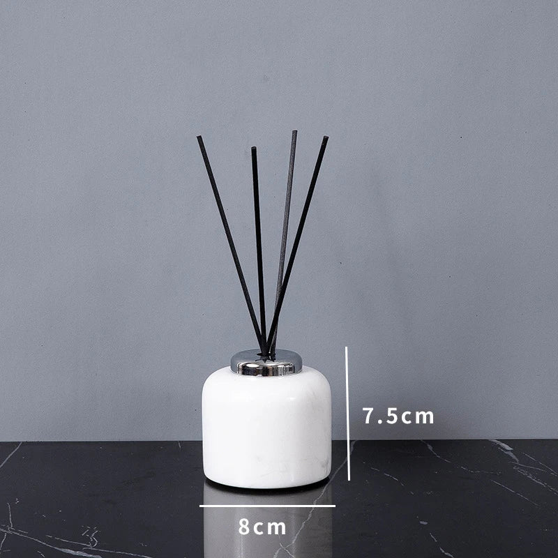 Black and White Natural Marble Set