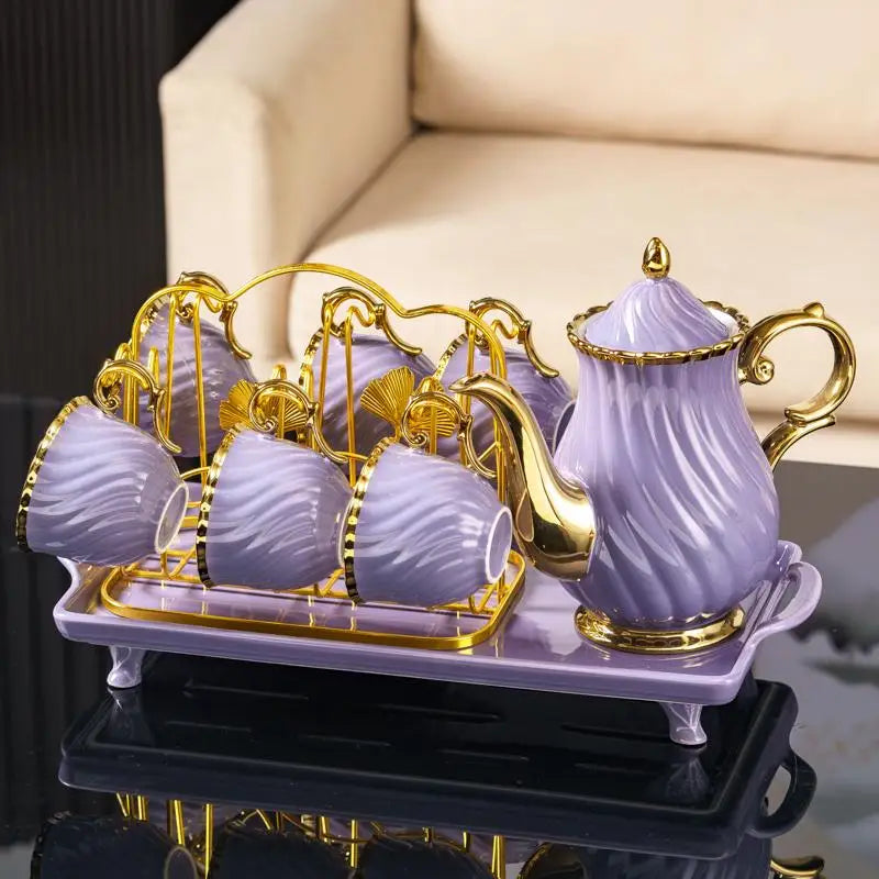 Coffee Cup and Tray Set