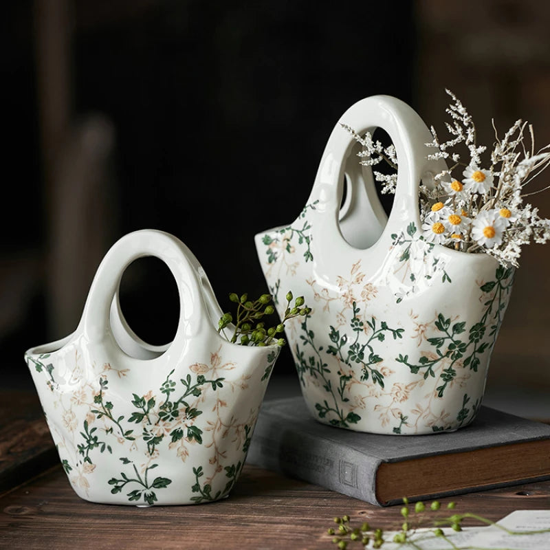 Ceramic Bag Vase