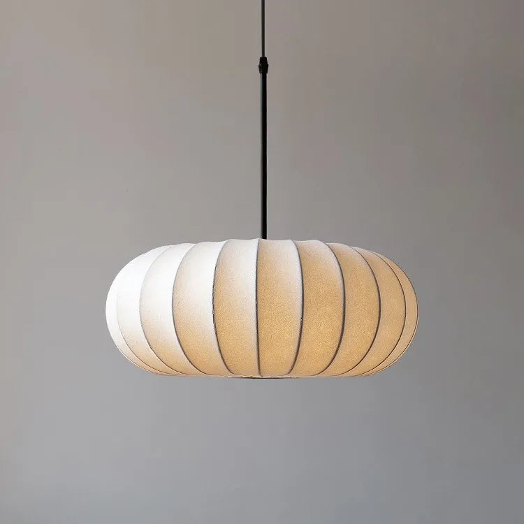 Silk Pumpkin Pendant Lamp