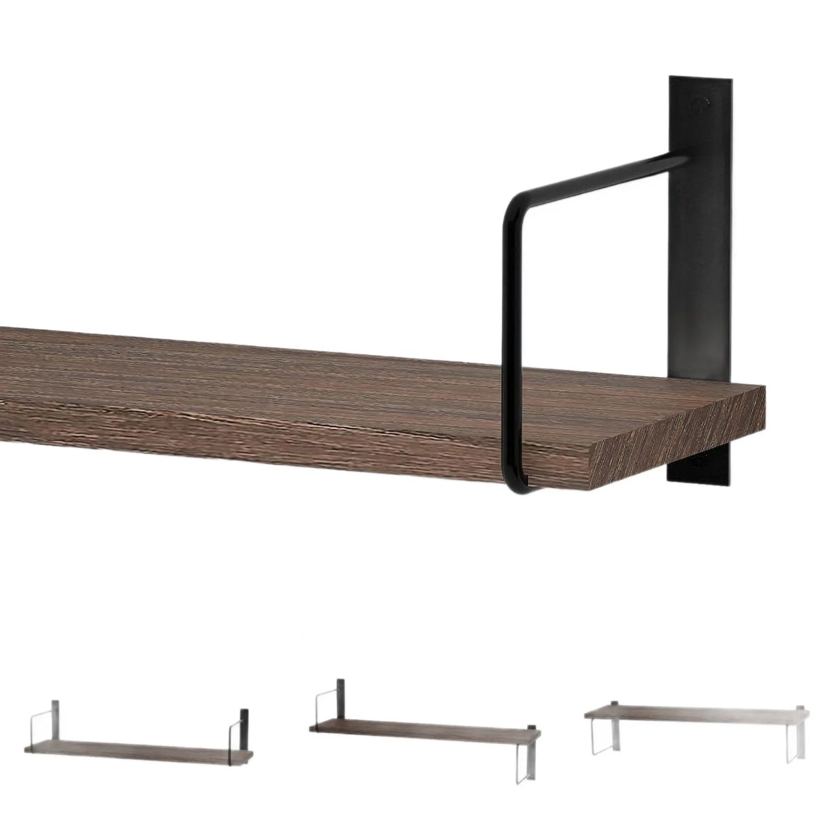 Rustic Wood Floating Shelf