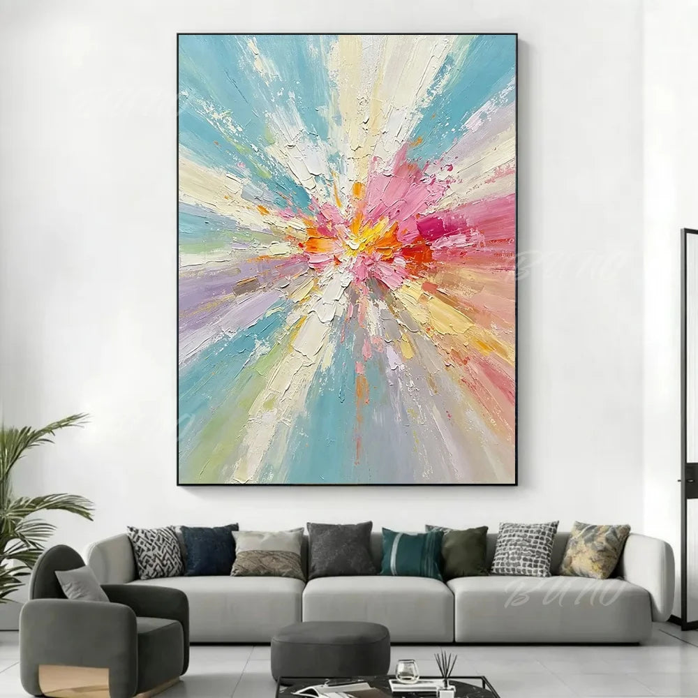 Thick Impasto Palette Painting