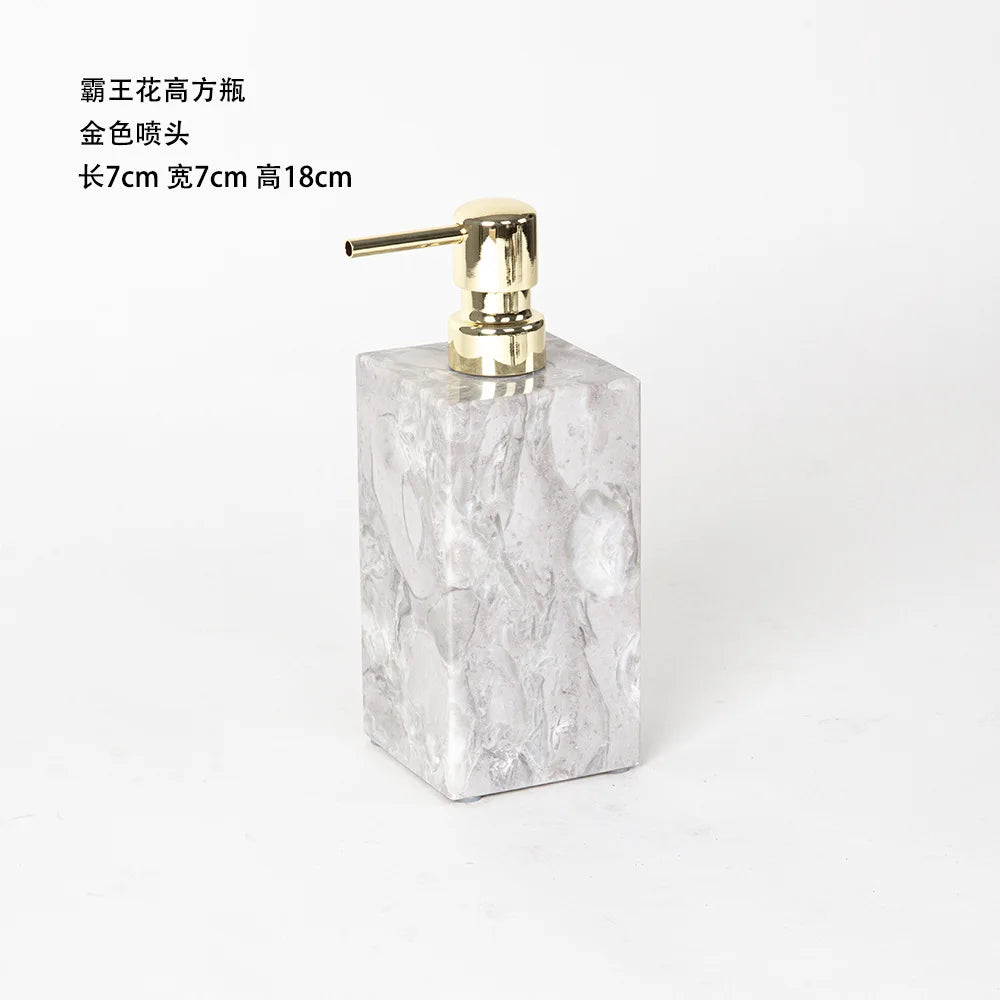 Pitaya Flower Marble Vanity Set