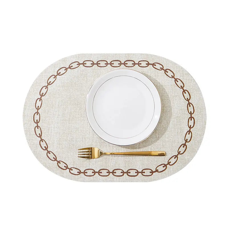 Oval Waterproof Placemats