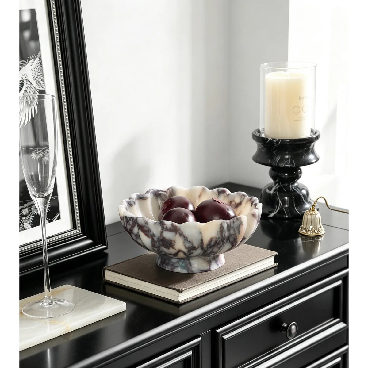 Calacatta Viola Marble Bowl