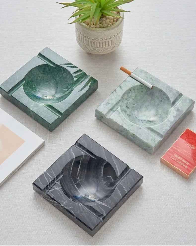Square Marble Cigar Ashtray
