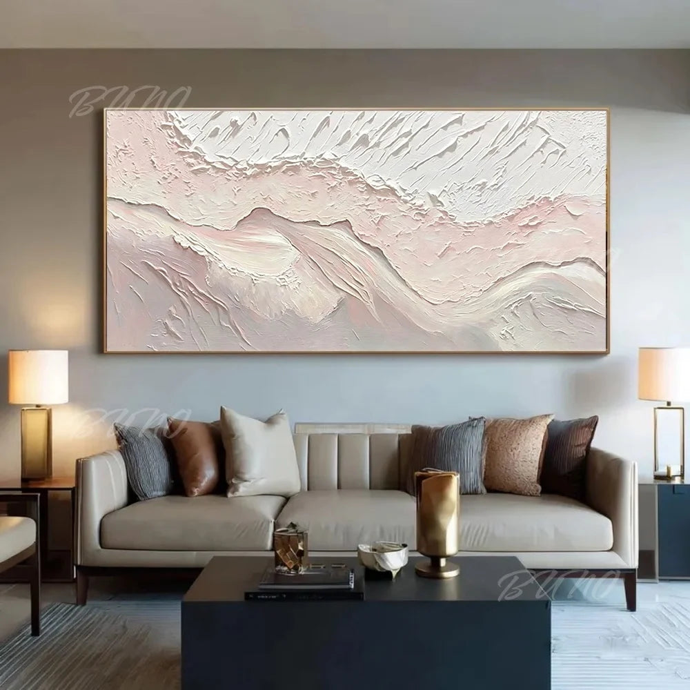 Earth Tone Mountain Painting