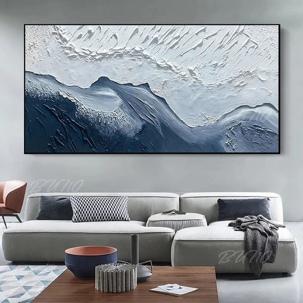 Earth Tone Mountain Painting