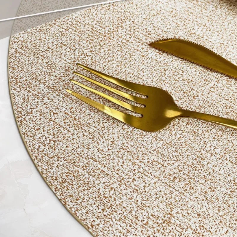 Oval Kitchen Leather Mats