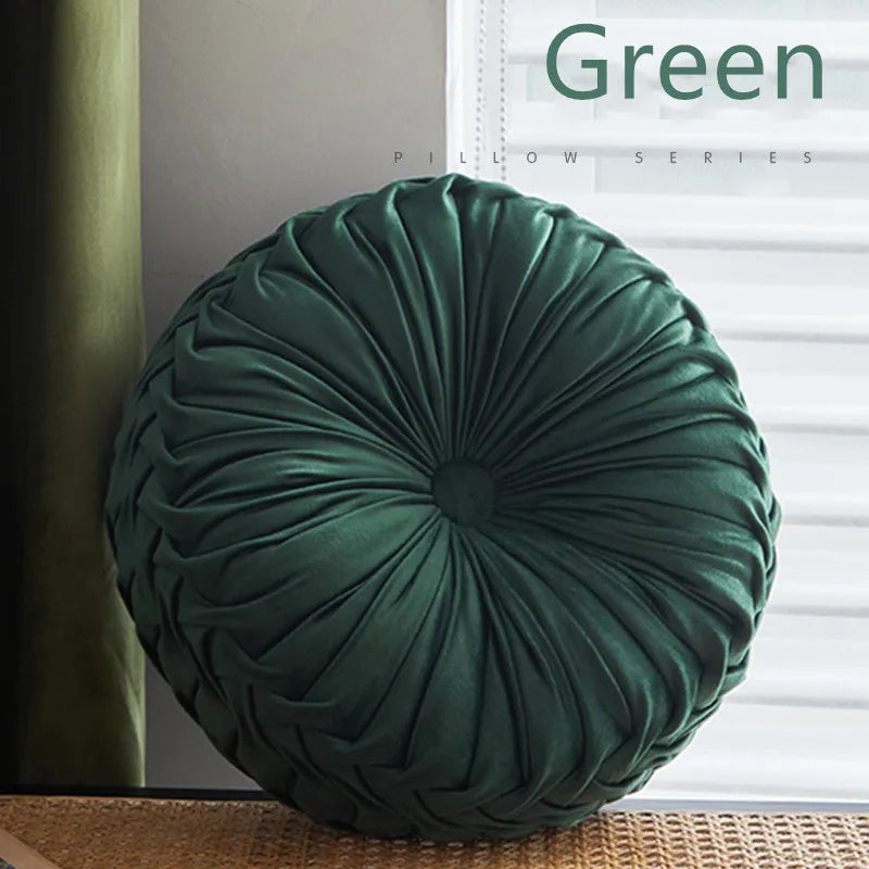 Red Velvet Pumpkin Cushion