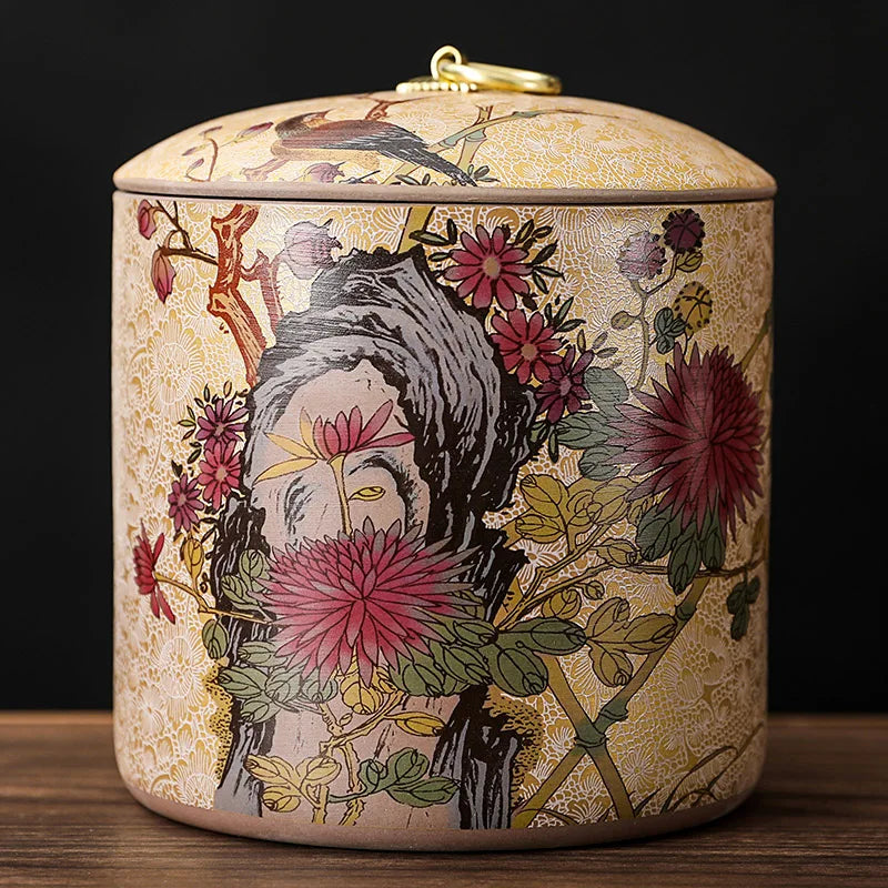 Ceramic Sealed Tea Jar