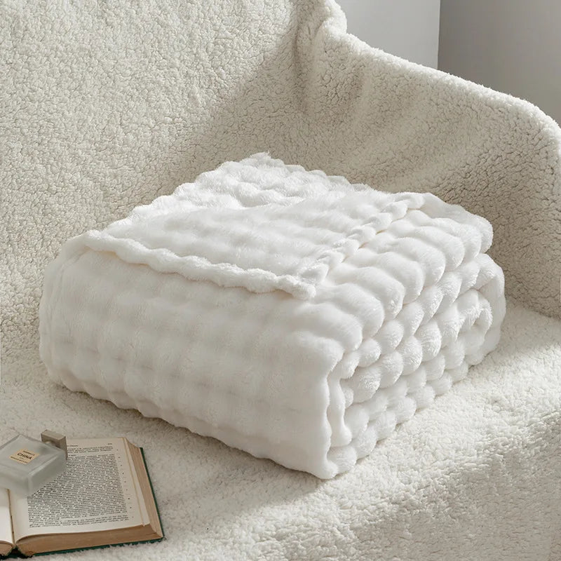 Sage Fleece Throw Blanket
