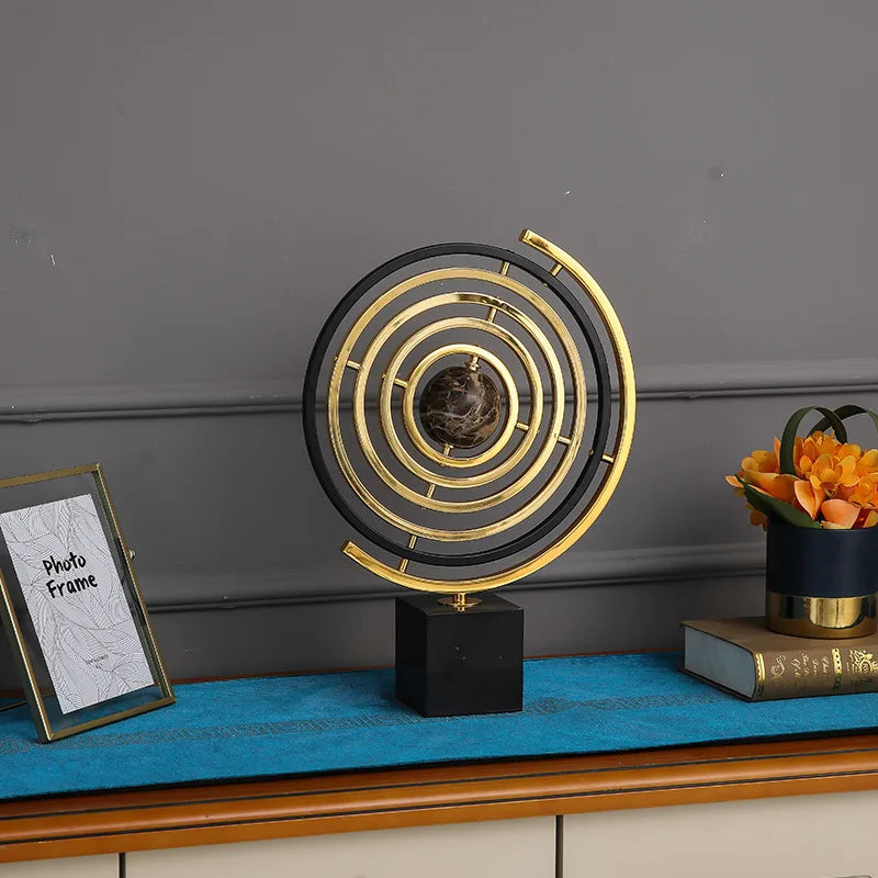 Metal Globe Ornament