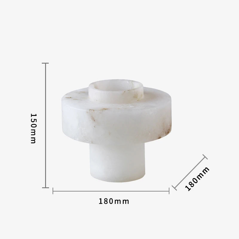 Natural Marble Pillar Vase