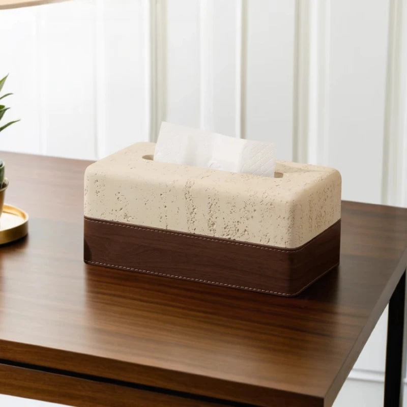Stone Ceramic Tissue Box