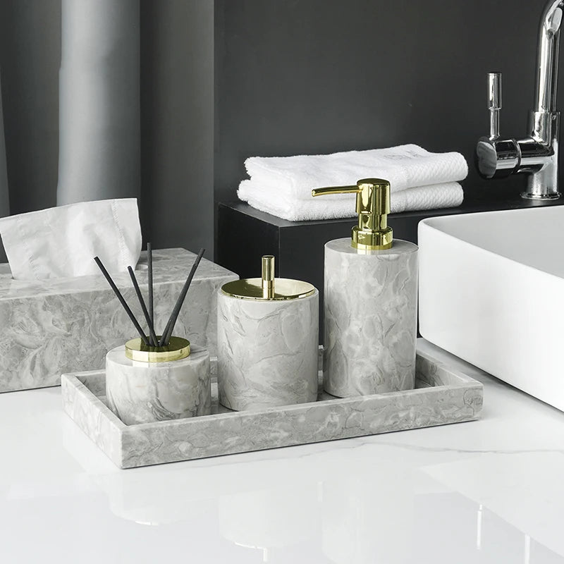 Pitaya Flower Natural Marble Bathroom