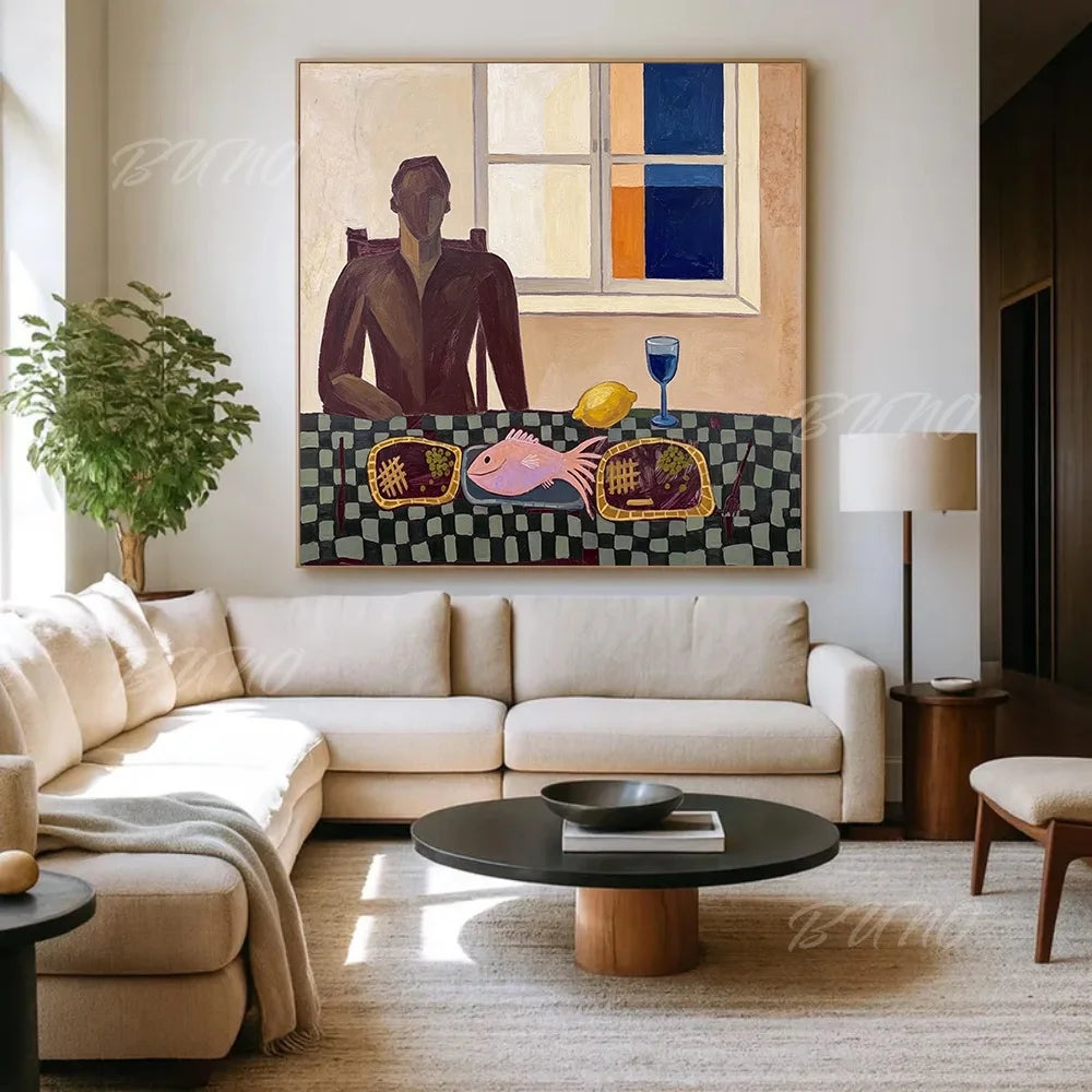 Mediterranean Figures Art