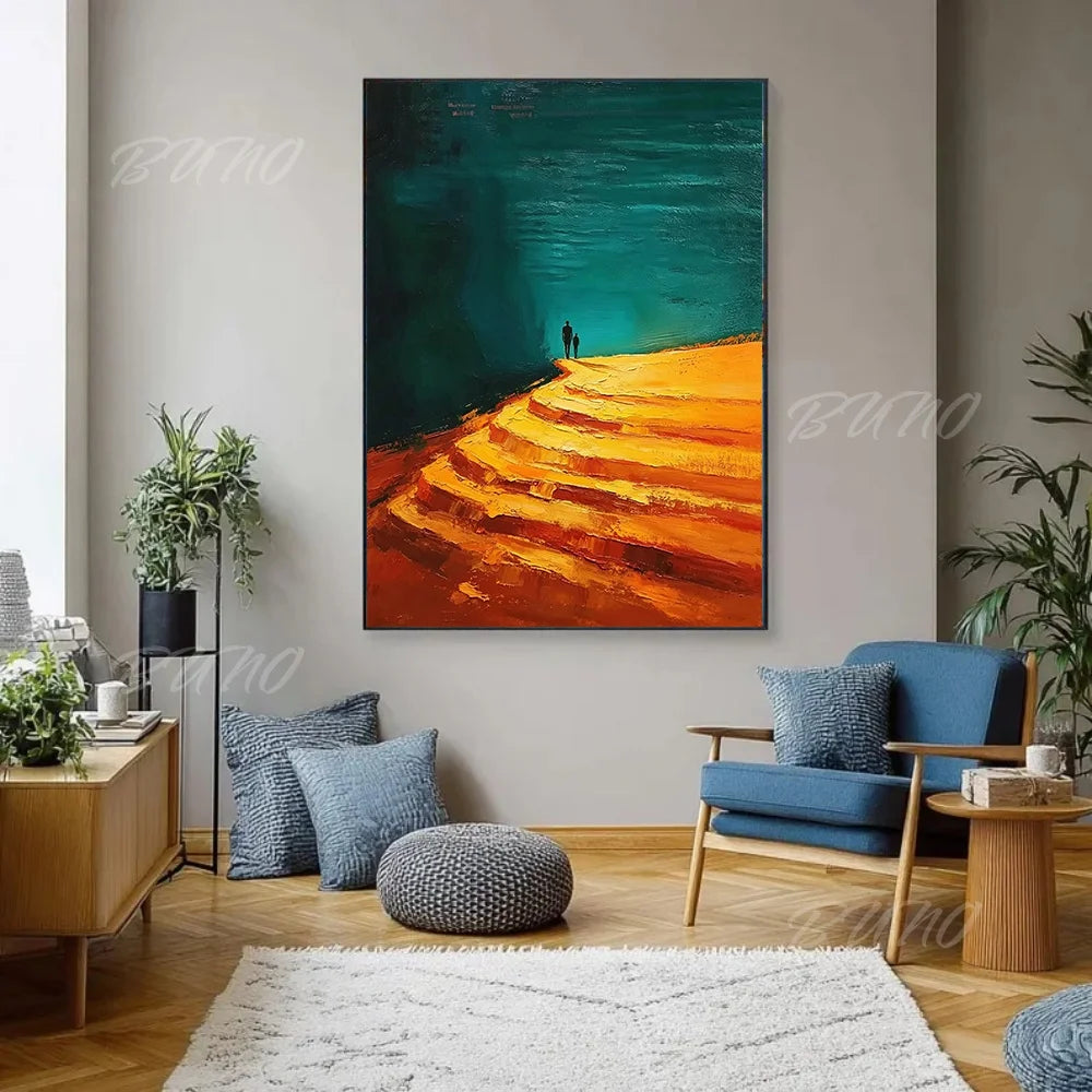 Surreal Minimalist Figure Art