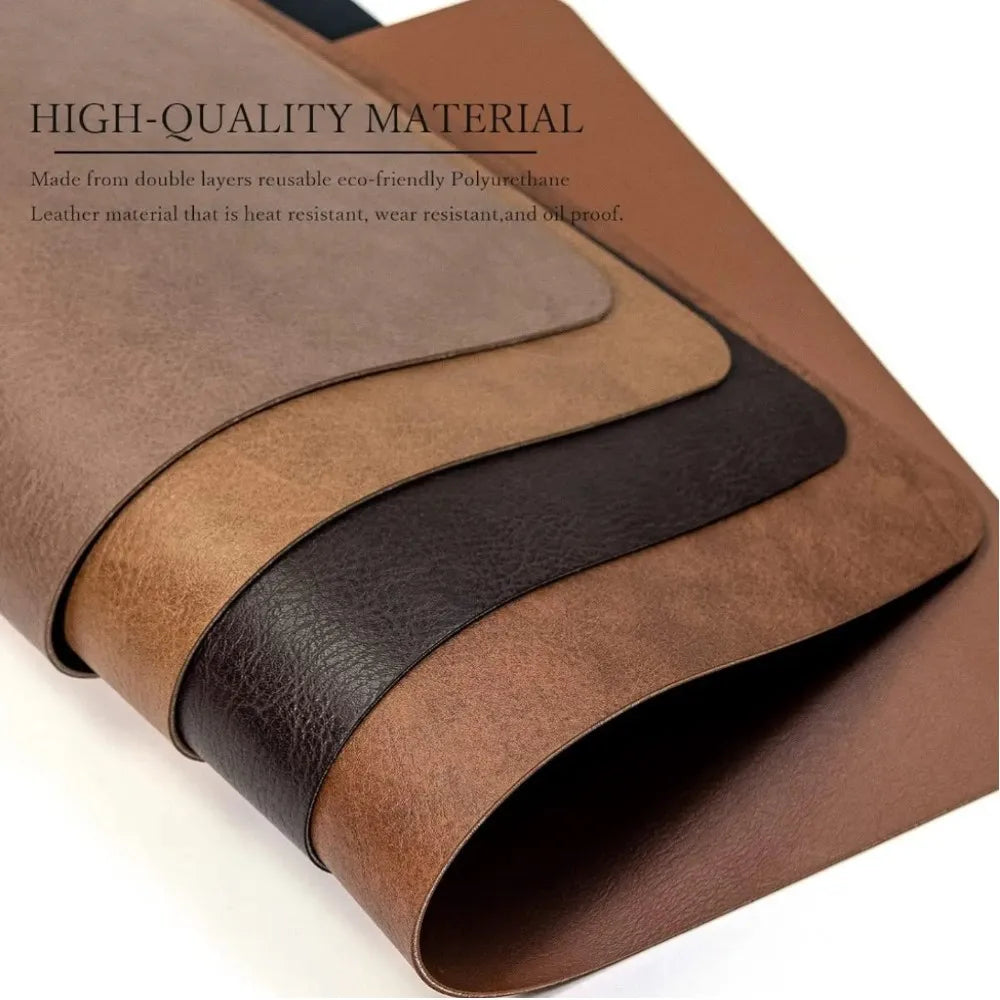 Square Cowhide Placemat Set