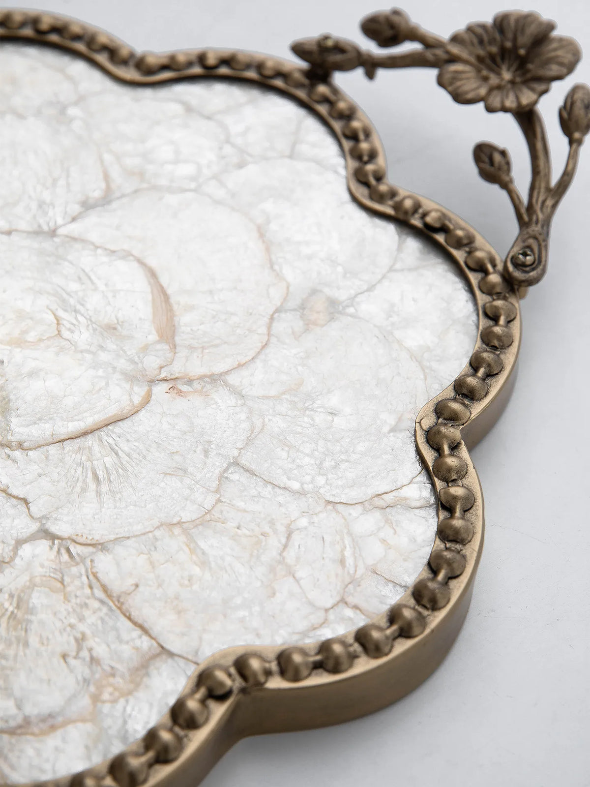 Mother of Pearl Flower Tray