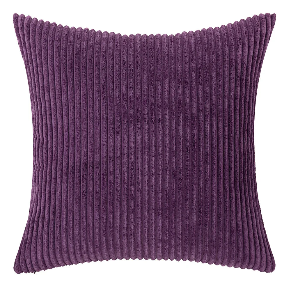 Lilac Corduroy Cushion Cover