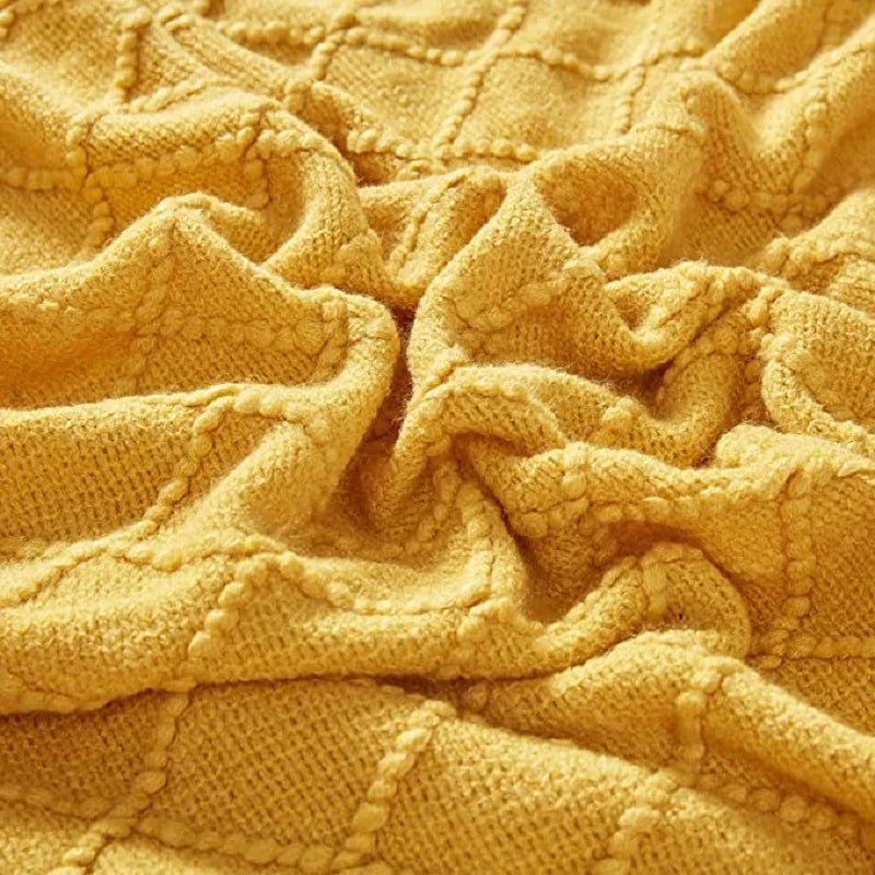 Boho Woven Throw Blanket